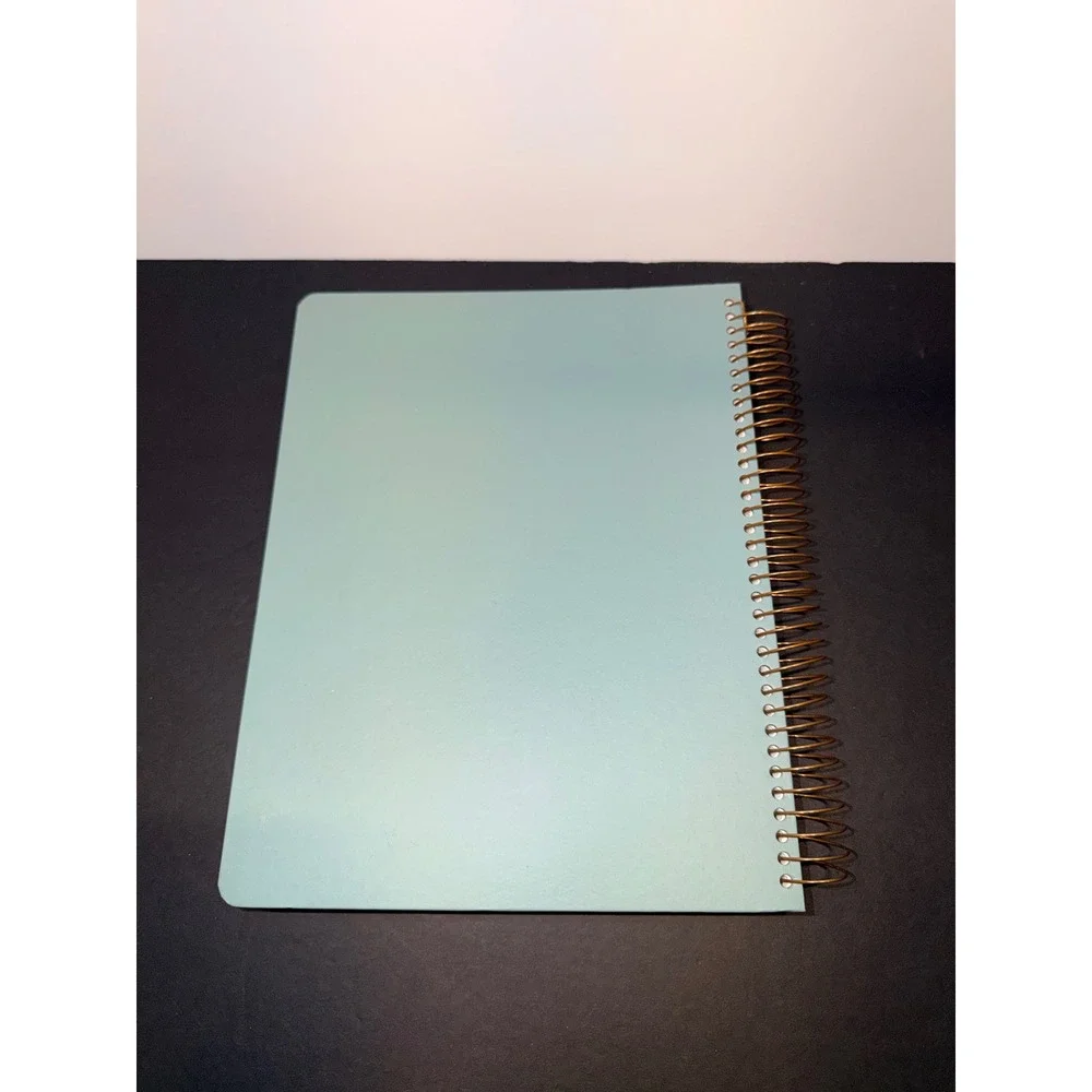 Crossway ESV Spiral-Bound Journaling Bible Poetry Mint Green Gold Wire